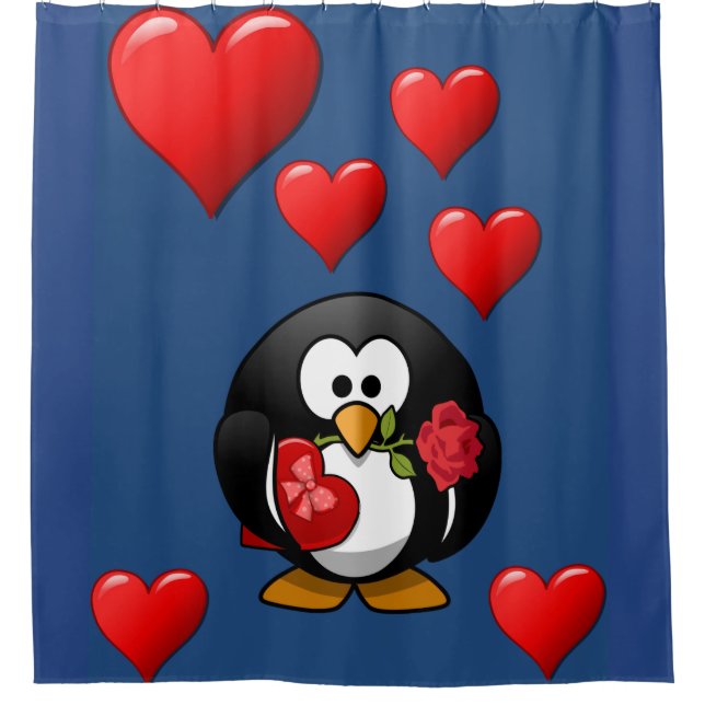 Valenttine's Day Shower Curtain (Front)