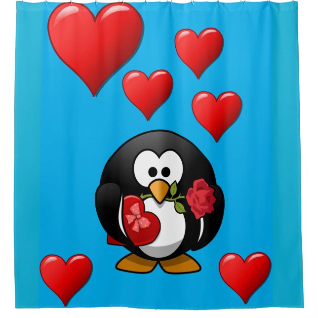 Valenttine's Day Shower Curtain (Front)