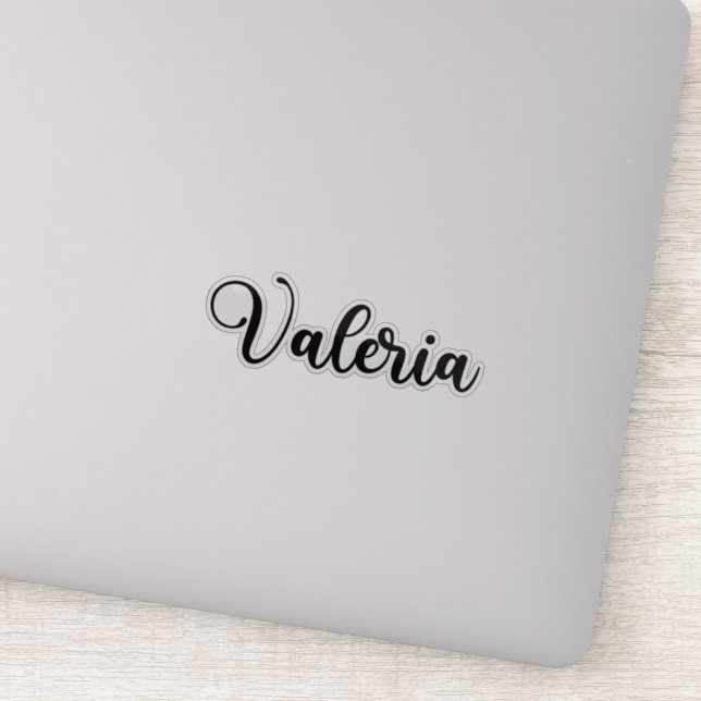 Valeria Name - Handwritten Calligraphy (Detail)