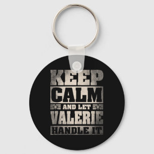 Valerie Name Personalised Valerie First Name  Key Ring