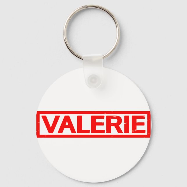 Valerie Stamp Key Ring (Front)