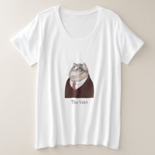 VALET CAT Women's Plus Size T-Shirt 