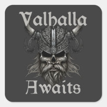  Valhalla Awaits - Skull