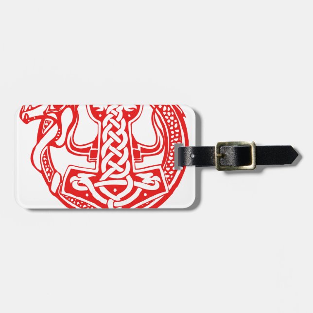 Valhalla Is Forever - Viking Pride Luggage Tag (Front Horizontal)
