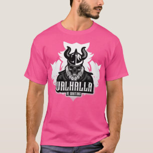 Valhalla Is Waiting Viking wolves Odin warrior say T-Shirt