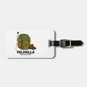 Valhalla Provincial Park Backpack Luggage Tag