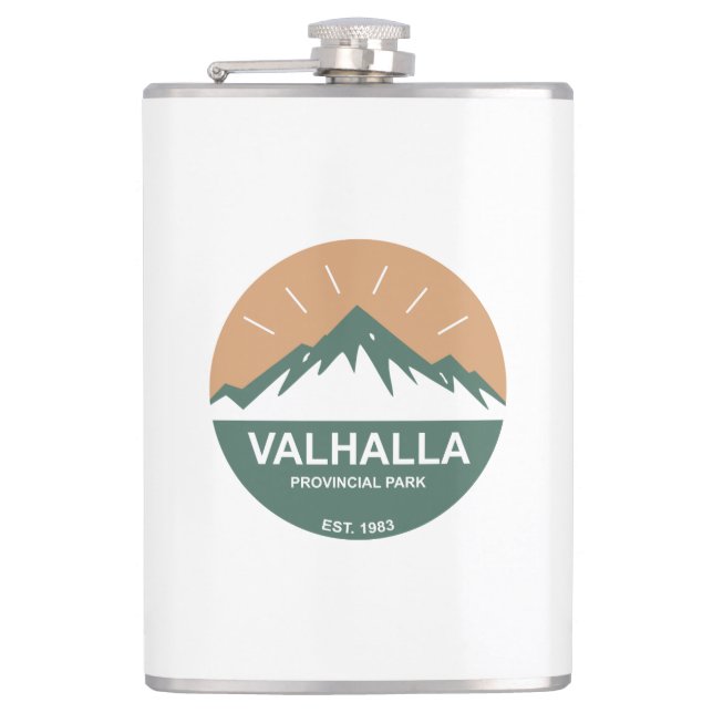 Valhalla Provincial Park Hip Flask (Front)
