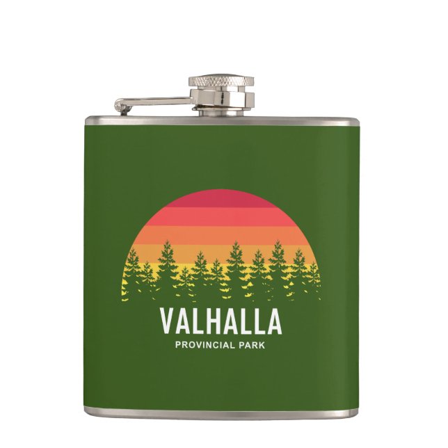 Valhalla Provincial Park Hip Flask (Front)