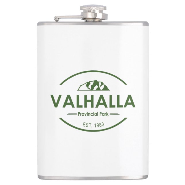 Valhalla Provincial Park Hip Flask (Front)