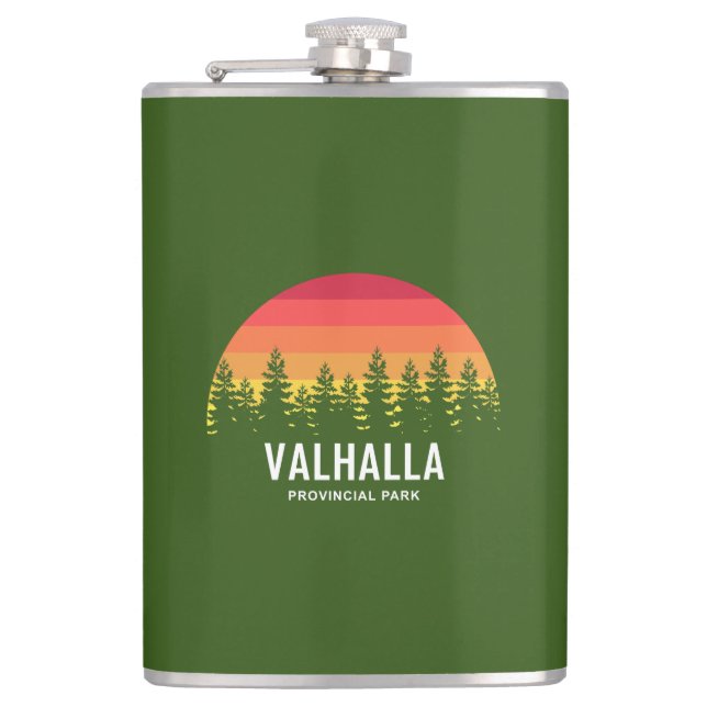 Valhalla Provincial Park Hip Flask (Front)