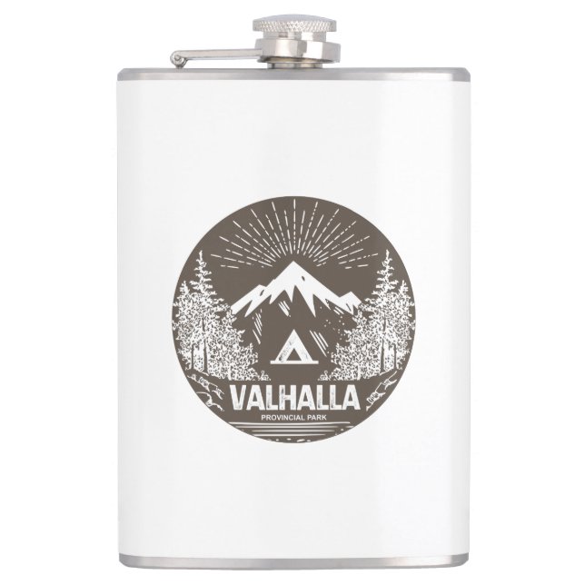 Valhalla Provincial Park Hip Flask (Front)