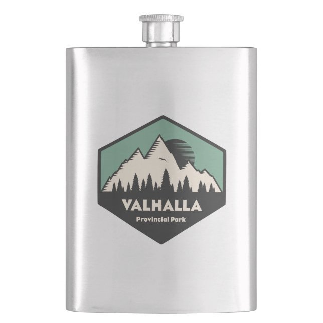 Valhalla Provincial Park Hip Flask (Front)