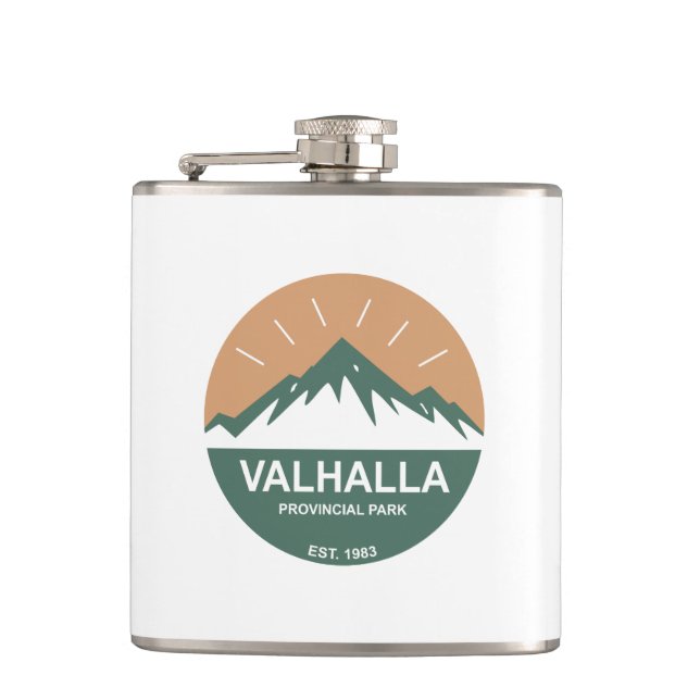Valhalla Provincial Park Hip Flask (Front)