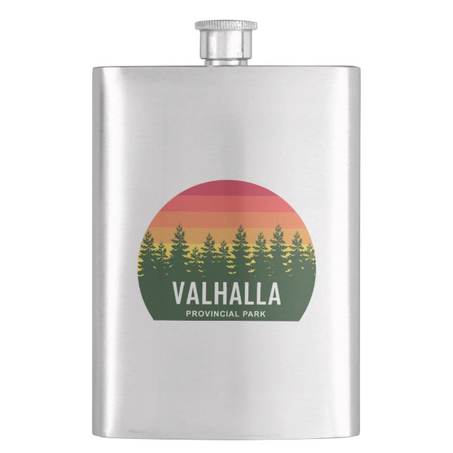 Valhalla Provincial Park Hip Flask (Front)