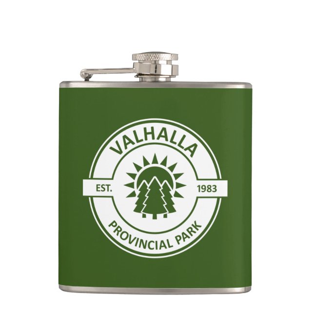 Valhalla Provincial Park Hip Flask (Front)