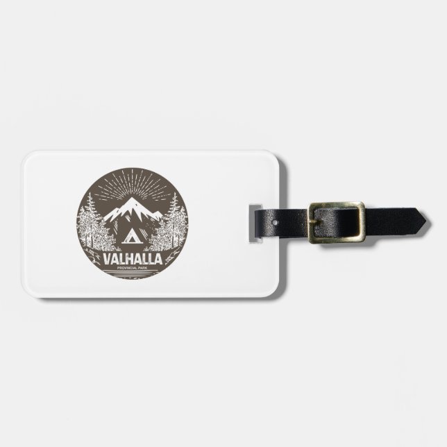 Valhalla Provincial Park Luggage Tag (Front Horizontal)