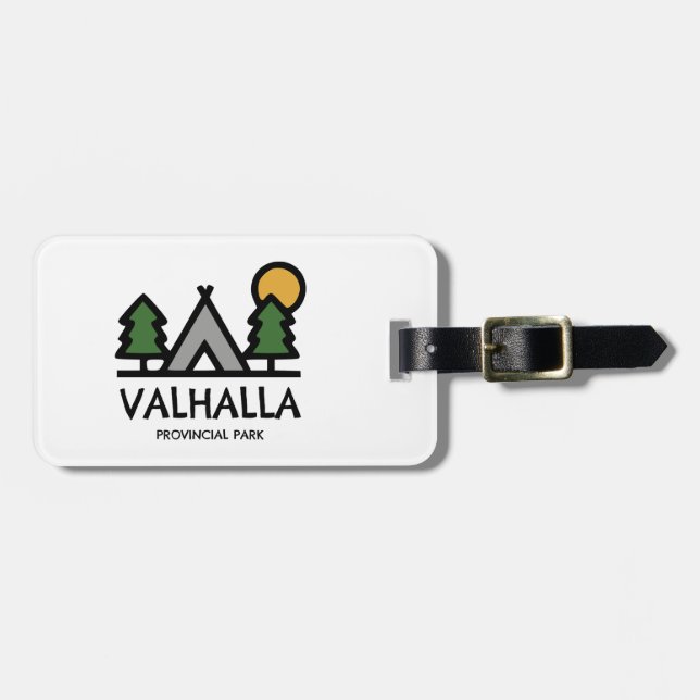Valhalla Provincial Park Luggage Tag (Front Horizontal)