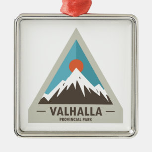 Valhalla Provincial Park Metal Tree Decoration