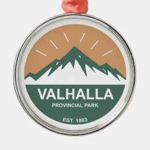 Valhalla Provincial Park Metal Tree Decoration