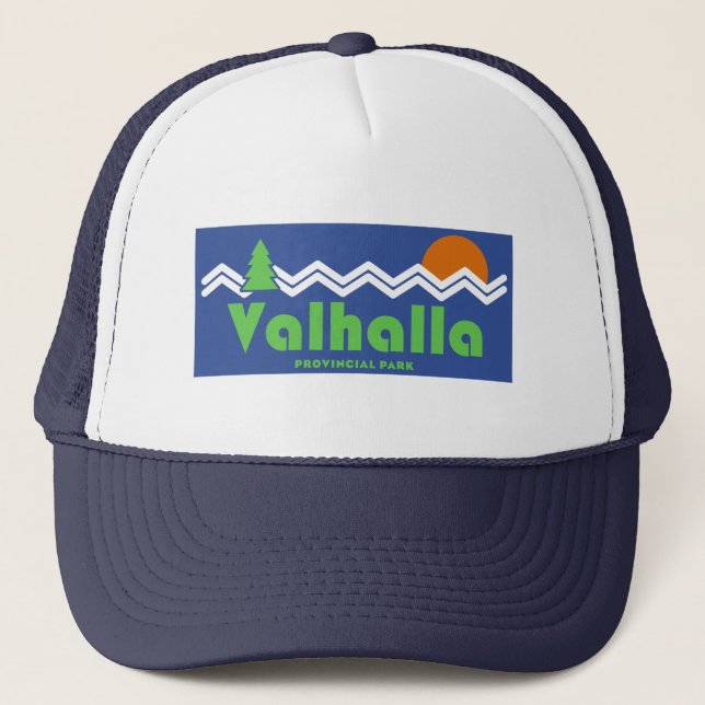 Valhalla Provincial Park Retro Trucker Hat (Front)