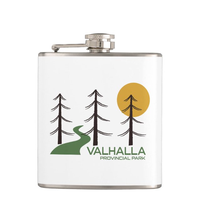 Valhalla Provincial Park Trail Hip Flask (Front)