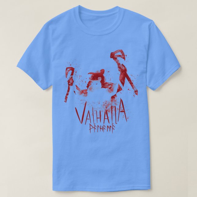 Valhalla Viking T-Shirt (Design Front)