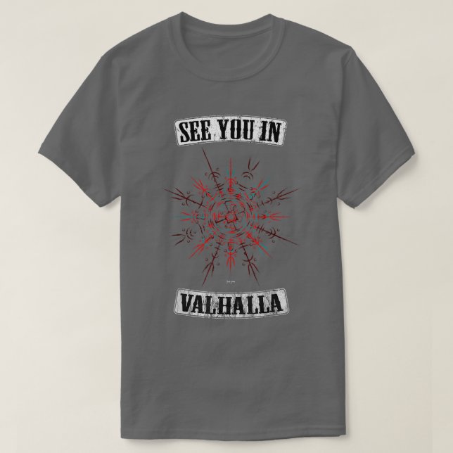 Valhalla Warriors Berserker Vikings Odin Ragnar137 T-Shirt (Design Front)