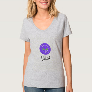 Valid Alien Design T-Shirt