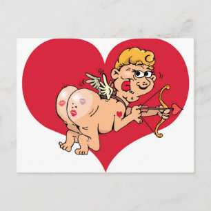 Valintine cupid postcard