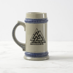 Valknut~ Beer Stein