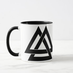 Valknut - Black Mug