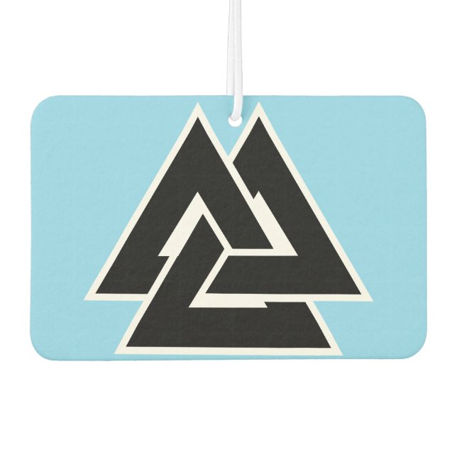  Valknut Car Air Freshener (Front)