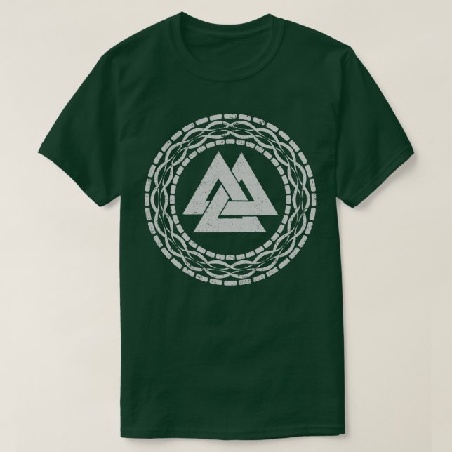 Valknut Norse Runes Viking Northmen Mythology 1 T-Shirt (Design Front)