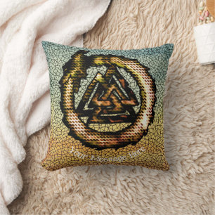 Valknut (Ouroboros) Cushion