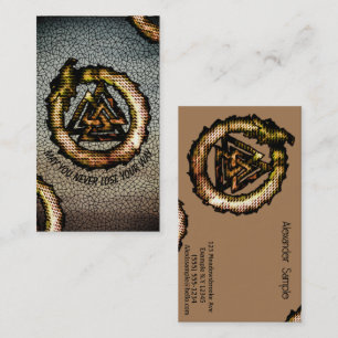 Valknut (OuroborosOrangE) Business Card
