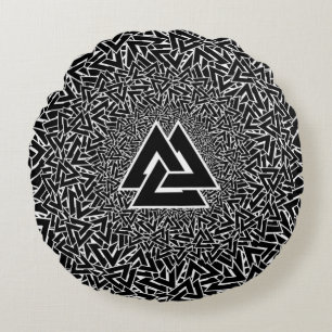 Valknut Round Cushion