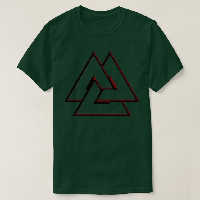 Valknut Vikings T-Shirt (Design Front)