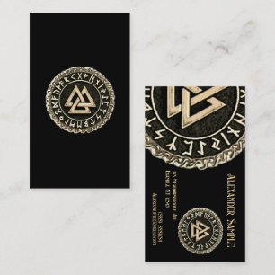 Valknut (WindingGOLD) Business Card