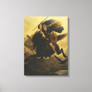 Valkyrie, 1865 (oil on canvas) canvas print