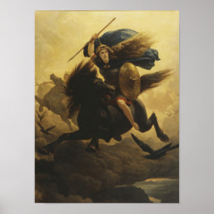Valkyrie, 1865 (oil on canvas) poster