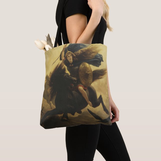 Valkyrie, 1865 (oil on canvas) tote bag (Close Up)