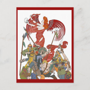 Valkyrie Fire Postcard