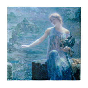 Valkyrie in a Blue Dress with Armour Tile