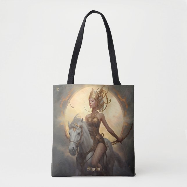 Valkyrie Sigrún  Tote Bag (Front)