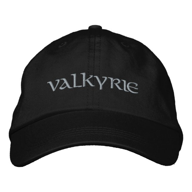 Valkyrie Silver (eyes) Embroidered Hat (Front)