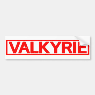 Valkyrie Stamp Bumper Sticker