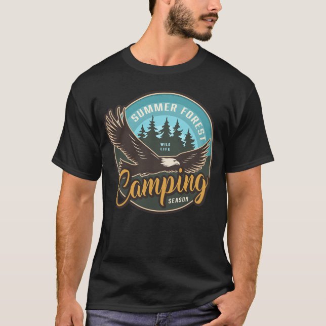 VALKYRIE SUMMER FOREST CAMPING SEASON boy T-Shirt (Front)
