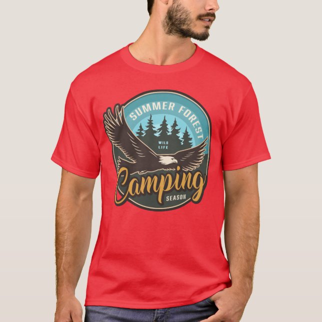 VALKYRIE SUMMER FOREST CAMPING SEASON boy T-Shirt (Front)