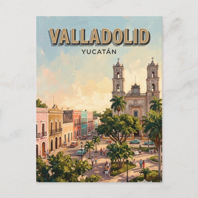 Valladolid Mexico Postcard (Front)