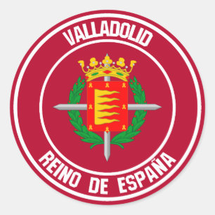 Valladolid Round Emblem Classic Round Sticker